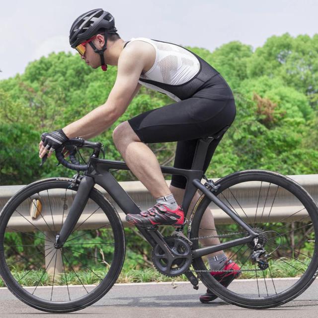 ビブショーツ サイクルパンツ メンズ 春夏用 自転車 ズボン 通気