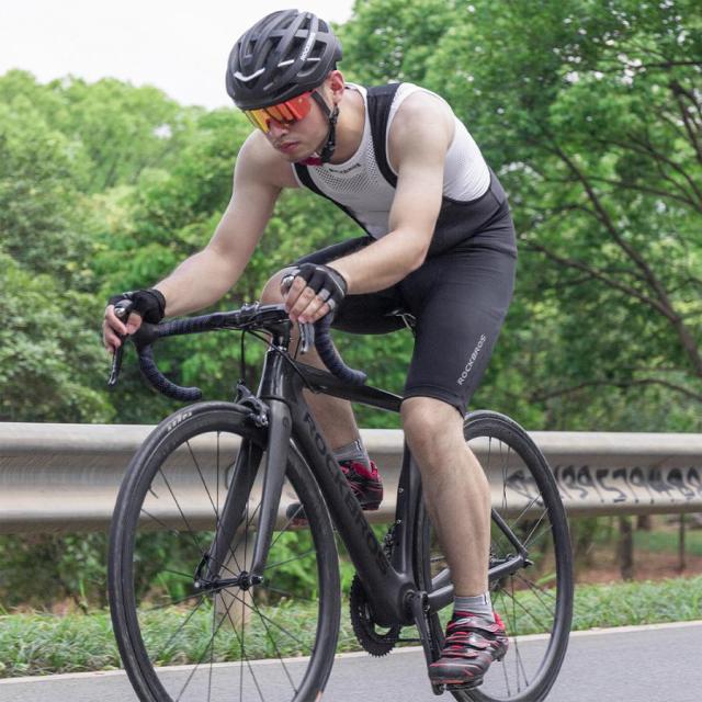 ビブショーツ サイクルパンツ メンズ 春夏用 自転車 ズボン 通気