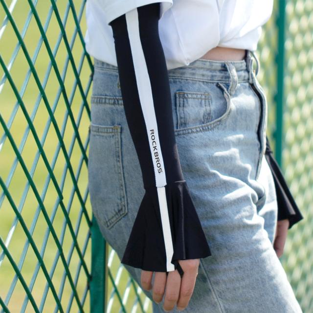 アームカバー レディース Uv 冷感 おしゃれ ファッション 夏用 紫外線対策 ロング ロックブロス Rockbrosの通販はau Pay マーケット 自転車グッズのロックブロス