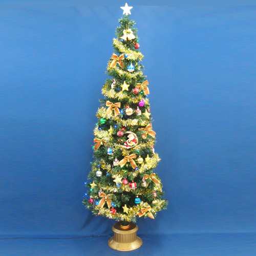 北欧 おしゃれなクリスマスツリー 240cmファイバーツリーセット14 Led付きの通販はau Pay マーケット 恵月人形本舗