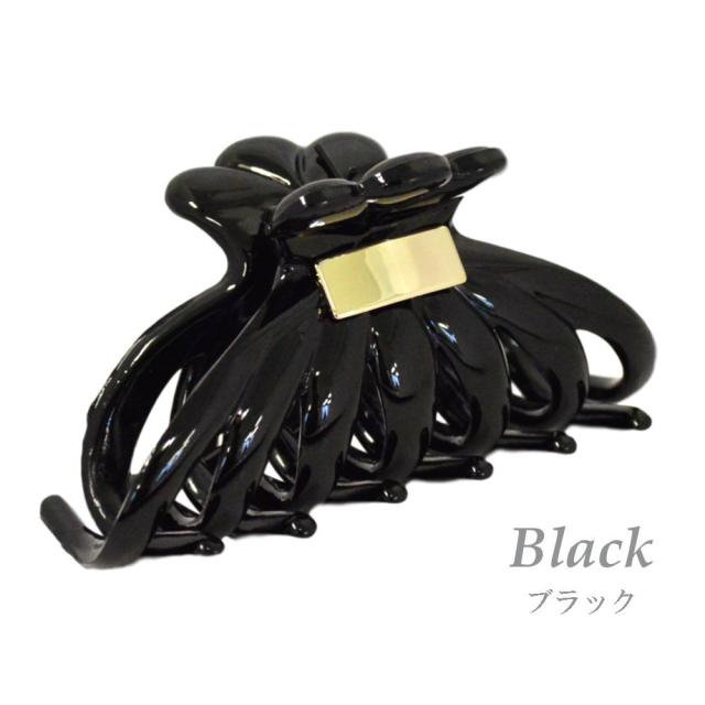 バンスクリップ ヘアクリップ 黒 シンプル しっかり ヘアアクセサリー 髪留め クリップ ブランド Vi 1304の通販はau Pay マーケット Viragio