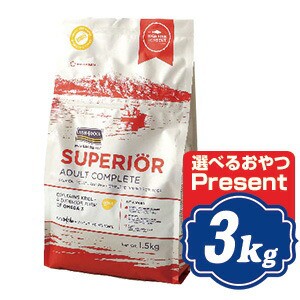 フィッシュ4 ドッグ スーペリア アダルト 3kg（1.5kg×2袋） fish4dogs コンプリート無添加ドッグフード 【正規品】の通販は