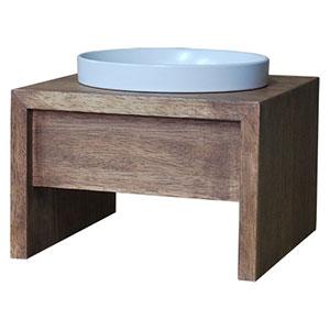 REPLUS（リプラス） Meshidai メシダイ ゴハン シングル M1 チーク Meshidai Gohan single M1 Teak 犬用フードボウル【ご注文後のキャンセル・返品・交換不可】【代金引換不可・コンビニ後払い不可】_1