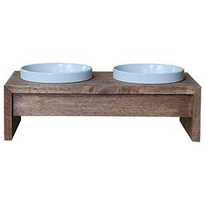 REPLUS（リプラス） Meshidai メシダイ ゴハン ダブル S2 チーク Meshidai Gohan Double S2 Teak 犬用フードボウル【ご注文後のキャンセル・返品・交換不可】【代金引換不可・コンビニ後払い不可】_2