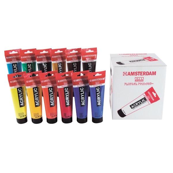 送料無料 ターレンス アムステルダムアクリリックカラー120ml 12色BNセット AAC12SETBN 498787 世界中のアーティストに愛されるアクリリックカラー。