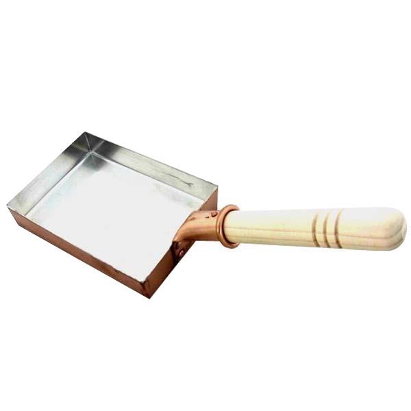 送料無料 中村銅器製作所　銅製　卵焼き鍋　長形　12cm 高い熱伝導率を誇る、プロ御用達の銅製卵焼き器。