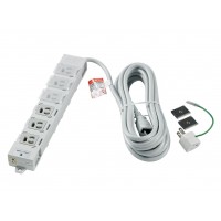 送料無料  ELPA　カバー付事務所向けタップ6P耐雷　OAT-JPC63SB  火災防止専用カバー付き!対雷サージ機能付!の通販は 7,338円