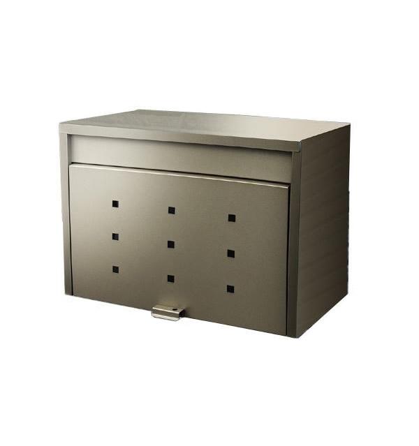 送料無料 グリーンライフ　大型郵便ポスト　チタングレー　FH-70 大型の箱や封筒がラクラク受け取れます。