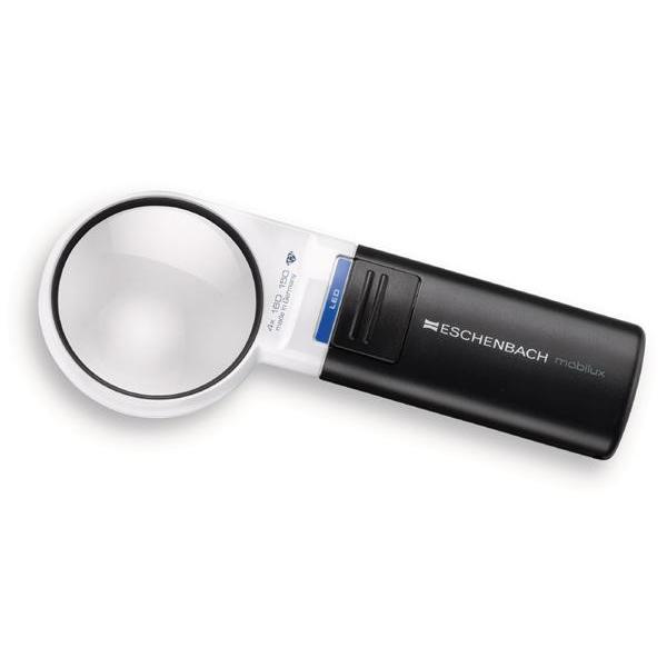 エッシェンバッハ mobiluxLED+mobase LEDワイドライトルーペ＆専用スタンド 60mmΦ(4倍) 1511-41M |b03