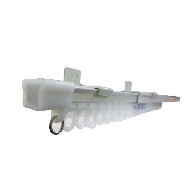 タチカワグループ　ティオリオ　伸縮カーテンレール　角型　シングル　2.1〜4.0m　ホワイト【メーカー直送】代引き・銀行振込前払い・同梱不可の通販は 8,045円