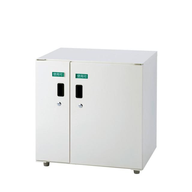 ナカバヤシ　宅配ボックス 2枚扉　W60×D45×H62.5cm　IV (アイボリー)　STB-301【メーカー直送】代引き・銀行振込前払い・同梱不可の通販は