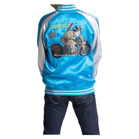 ドラゴンボールz メンズスカジャン バイク柄 B22 ブルー 1113 701の通販はau Pay マーケット E Shopstar Au Pay マーケット店