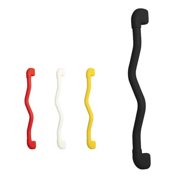 三栄水栓 SANEI 手すり 波形ニギリバー 600×60mm ブラック・W593-600-D |b03の通販は 16,675円