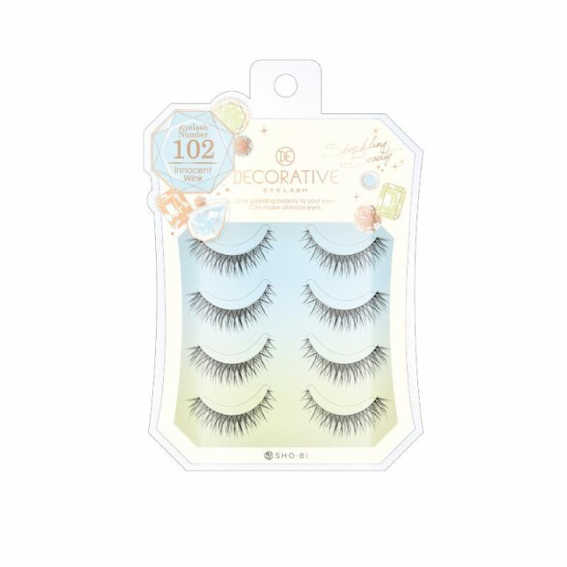 つけまつ毛 マツエク風 ふわふわdecorative Eyelash デコラティブアイラッシュ つけまつげ 上まつげ用 No 102 イノセントウィンク Se8562の通販はau Pay マーケット トクリサ