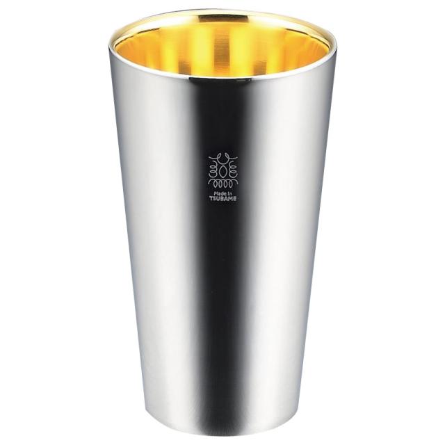 送料無料  18-8ステンレスW構造 タンブラー(内面24金メッキ) TM-032 0233018  新潟県「燕商工会議所」認証のタンブラー。の通販は 8,524円