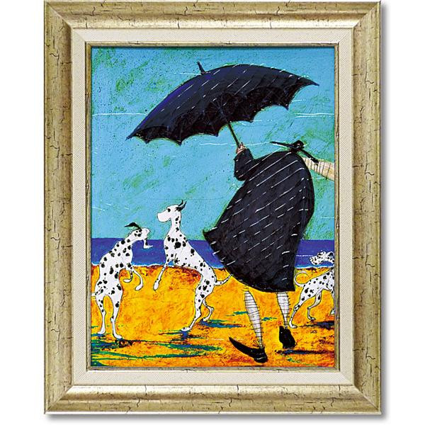 送料無料 ユーパワー Sam Toft サム トフト アートフレーム 「ジャックの海岸で」 ST-08021 贈り物にも最適!