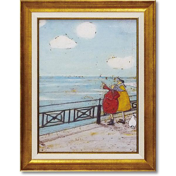 送料無料 ユーパワー Sam Toft サム トフト アートフレーム 「彼女の好きな雲」 ST-08002 贈り物にも最適!