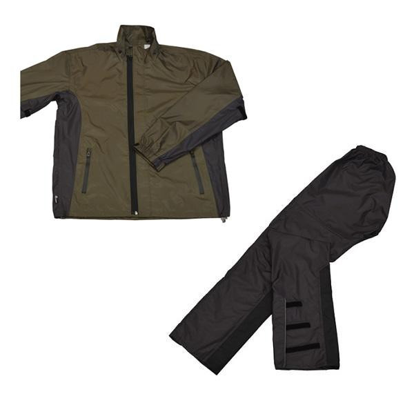 送料無料  リード工業 LEAD スリムレインスーツ オリーブグリーン Lサイズ RW-054B  街でスマートに着こなすをコンセプトに生まれたレインスーツ。の通販は 14,075円