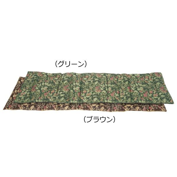 送料無料 川島織物セルコン ジューンベリー ロングシート 48×150cm LN1019　BR・ブラウン シックで落ち着いた色合いと木の実のプリントが上品なデザイン。