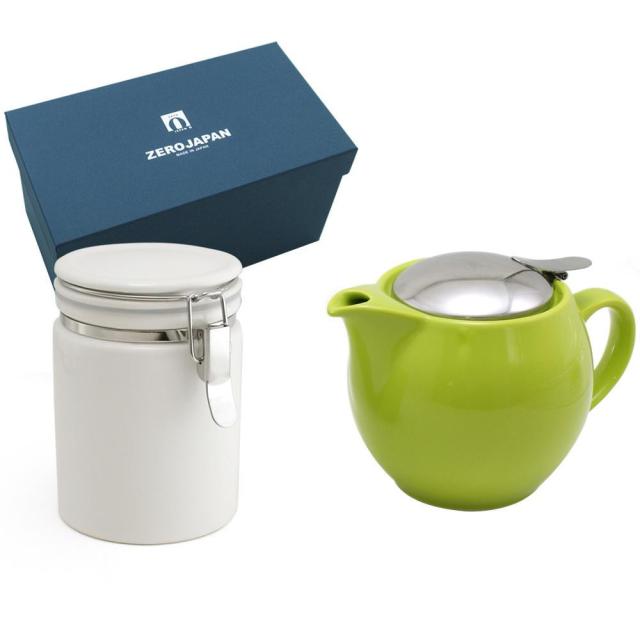 ZERO JAPAN ユニバーサルティーポット3人用+ティーキャニスター ZG-005 SEN・煎茶 |b03の通販は
