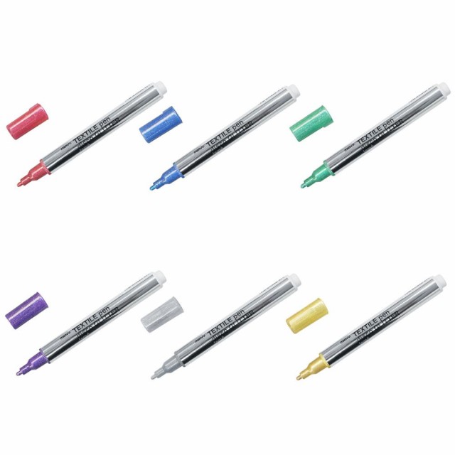 Textile Pen Disco Glitter 6色セット 0d6a ラメが非常に鮮やかな水性顔料ペイントマーカー の通販はau Pay マーケット ｄｉｊ ｍｉｃ