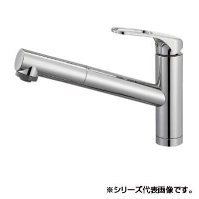 三栄 SANEI シングルワンホールスプレー混合栓(省施工ナット付) 寒冷地用 K87501JK-U-13【メーカー直送】代引き・銀行振込前払い・同梱不可