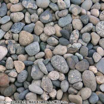 マツモト産業 ヤマト天然砂利・玉砂利 御浜 2分(3.5〜5mm)内外 20kg |b03の通販は