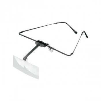 送料無料  エッシェンバッハ　ラボ・フレーム　眼鏡のように耳に掛けるフレームタイプの作業用ルーペ　(1.7倍)　1644-50  眼鏡のように耳に掛けるフレームタイプの作業用ルーペ。