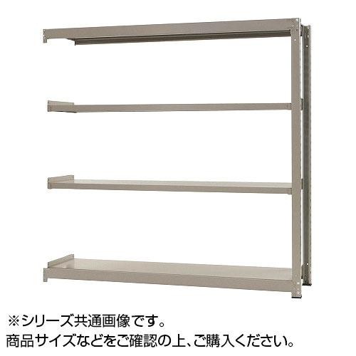 中量ラック　耐荷重300kgタイプ　連結　間口900×奥行600×高さ1200mm　4段　ニューアイボリー【メーカー直送】代引き・銀行振込前払い・