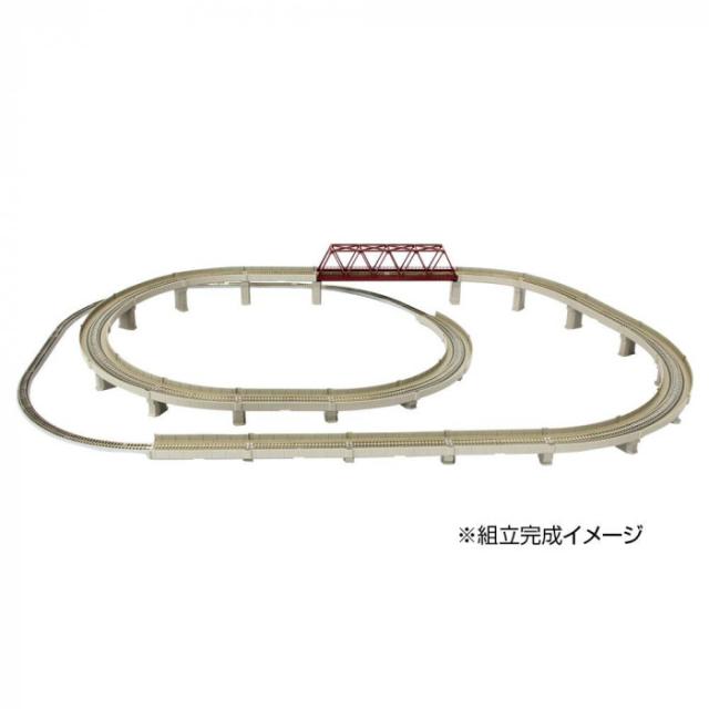 送料無料 レールセットD 単線立体交差セット R063 鉄道プラモデルにおすすめのアイテム。