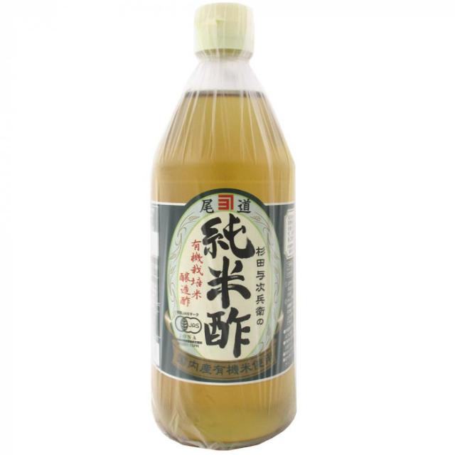 純米酢　500ml　6個セット【メーカー直送】代引き・銀行振込前払い・同梱不可