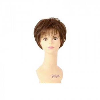 送料無料  プリシラ ミセス六分ウィッグ フェザーカールハーフ 耐熱 アッシュブラウン A-116-TAB  頭頂部を覆って広範囲をカバーする六分ウィッグの通販は 6,667円