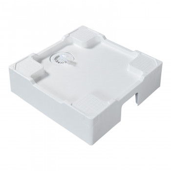 テクノテック 洗濯機用床上配管対応防水パン TPR640-W3-F1 開口有専用排水トラップ付専用フレキ付 ニューホワイト【メーカー直送】代引き・銀行振込前払い・同梱不可