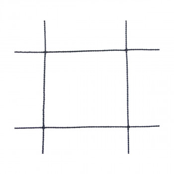 鵜沢ネット 少年用サッカーゴールネット 黒 110dt/240本・12cm目 44266【メーカー直送】代引き・銀行振込前払い・同梱不可