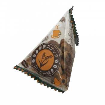 タクマ食品 麦麦スナック　コーヒー味 小袋2400袋（50×12×4個入）【送料無料】（同梱・代引不可）