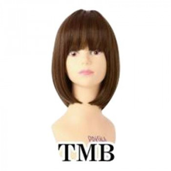 送料無料  モアシルキーボブ A-703 耐熱 TMB マロンブラウン  フェイスラインを包み込むナチュラルな長めボブ!