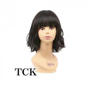 送料無料  ロリポップウェーブボブ A-705 耐熱 TCK ショコラブラック  羽根のように軽いふわふわゆるめなウェーブボブ!