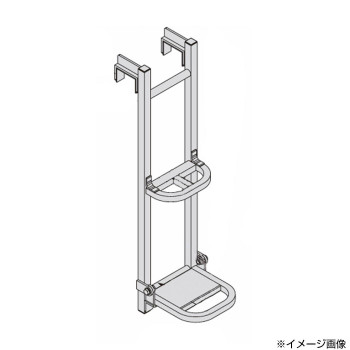 トラック荷台昇降ステップ　トラックステッパー20cm幅　アオリ引っ掛けタイプ　TS-800D　33769【メーカー直送】代引き・銀行振込前払い・同梱不可の通販は
