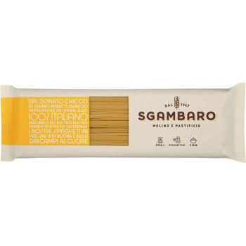 スガンバロ スパゲッティーニ 500g 16セット 092031 |b03の通販は 7,466円