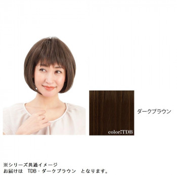 送料無料  プリシラ オールウィッグ ミセス A-667 耐熱　TDB・ダークブラウン  お手軽にイメージチェンジ♪の通販は 9,284円