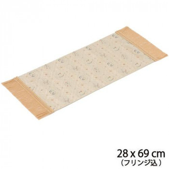 川島織物セルコン 麟鳳襷紋(りんぽうたすきもん) 織りセンター 28×55cm