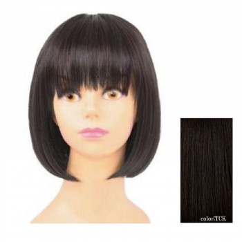 送料無料  ★プリシラ 帽子ウィッグフィットボブ耐熱 ショコラブラック BO-10-TCK  誰でも似合う!王道ストレートボブ