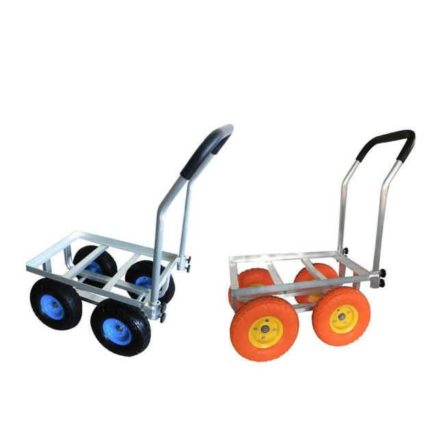 アルミカート 10インチタイヤ ノーパンクタイヤ仕様 TC-4510ALII 10N・ブルー |b03の通販は