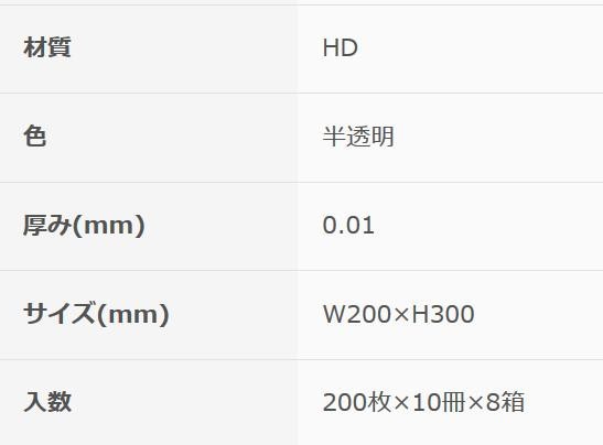 オルディ バランスパック11号ひも付 半透明200P×80冊 20097002 |b03