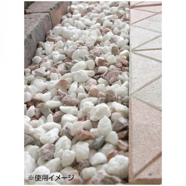 NXstyle 庭園敷砂利 プレシャスグラベル ピンク＆ホワイト 約100kg PG-P10 |b03の通販は