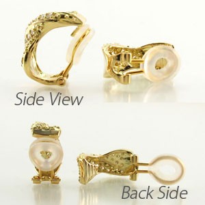 ダイヤモンド イヤリング レディース クリップ ゴールド 18k パヴェ ゴージャスツイスト ヒネリ 18金の通販は ダイヤモンド イヤリング レディース クリップ ゴールド 18k パヴェ ゴージャスツイスト ヒネリ 18金の通販は