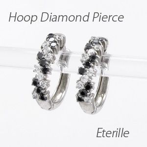 ダイヤモンド ピアス フープ ゴールド 18k 中折レ K18の通販は 79,600円