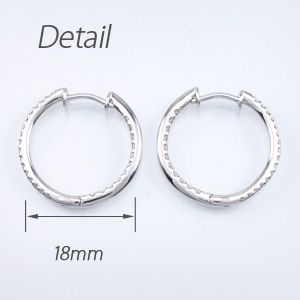 ダイヤモンド ピアス フープ プラチナ 900 中折レ エタニティ ラウンド スレンダーの通販は ダイヤモンド ピアス フープ プラチナ 900 中折レ エタニティ ラウンド スレンダーの通販は