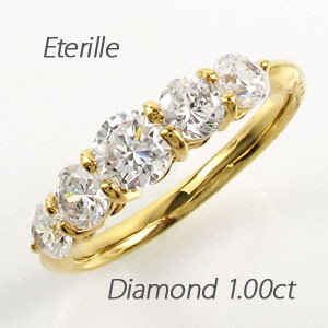 エタニティリング ダイヤモンド ゴールド 指輪 18k ダイヤ グラデーションの通販は 100,650円