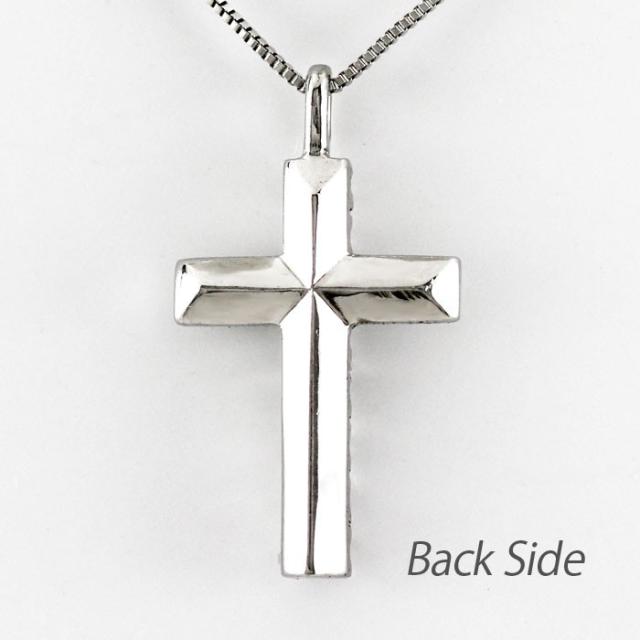 クロス ネックレス レディース ダイヤモンド ペンダント ゴールド 18k 十字架 シンプル プチ 18金 K18の通販は